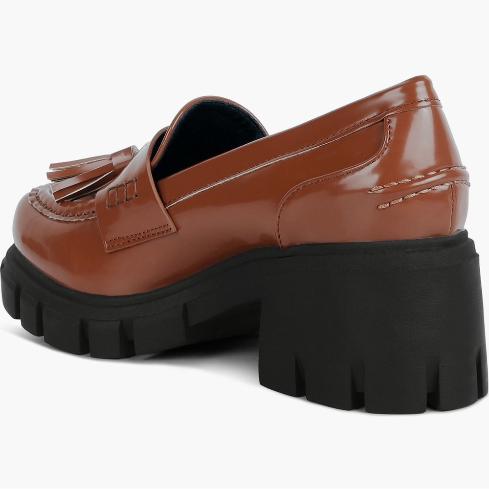 London Rag Platform Loafers Sz 6 NWOB - Picture 3 of 3